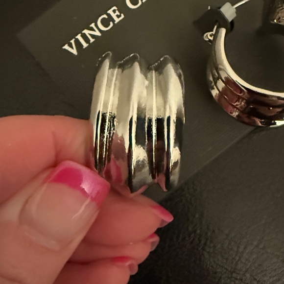 Vince Camuto Hoop Earrings.  Brand new! - Picture 3 of 5